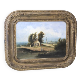 Oil on canvas, Germany, 1856