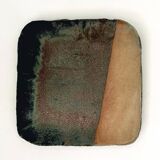 large enamelled ceramic pocket emptier signed Claude Champy, France