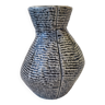 Gray ceramic vase from the 1950s