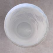Opaline vase with enamelled decoration early xxeme