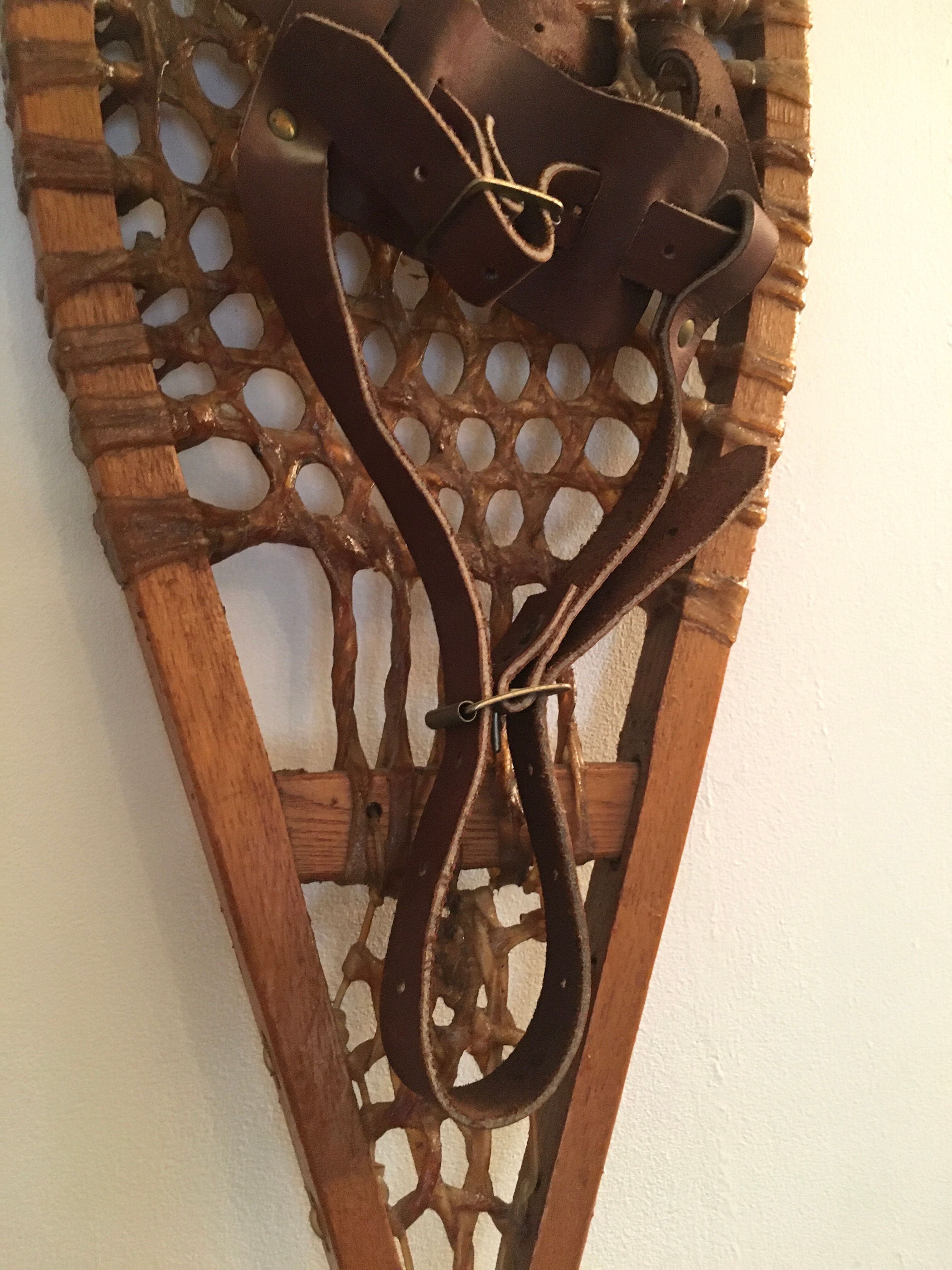 old Canadian snowshoes