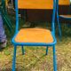 Lot de 10 chaises écoles des années '70, 5 bleus et 5 vert