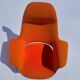 Vitra Organic Highback Armchair – Eames & Saarinen Design (1980s)