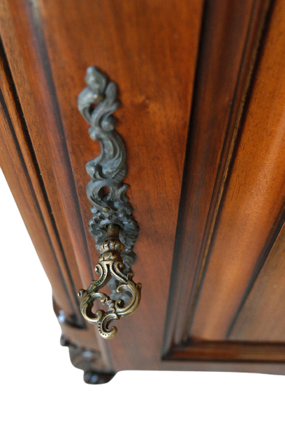 Confiturier en noyer vintage style Louis XV