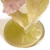 Daum vase from the Iris collection in crystal and glass paste