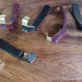 10 hooks, KM Austria, bakelite and brass