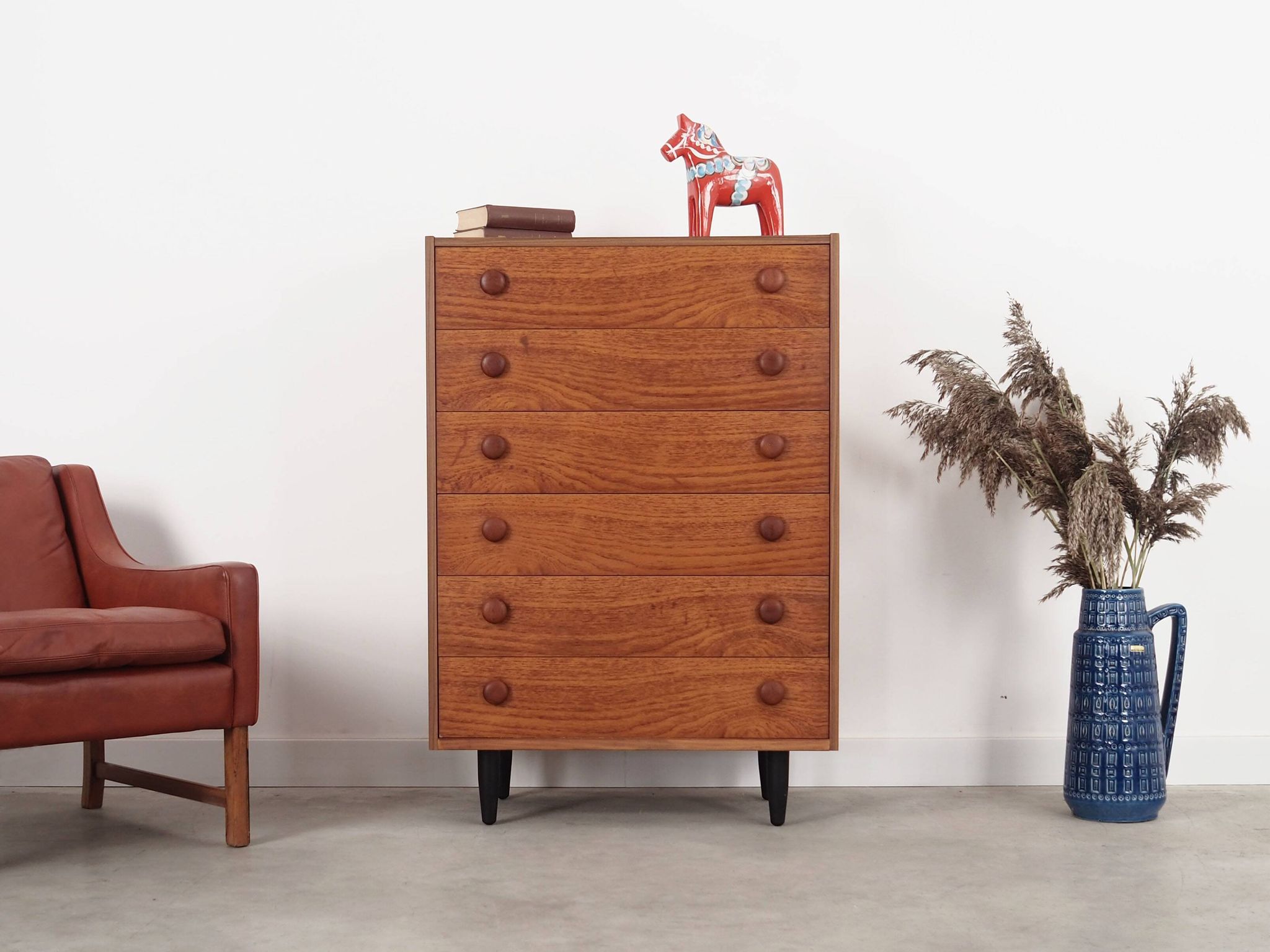 Commode en teck, design danois, années 60, fabriquée au Danemark