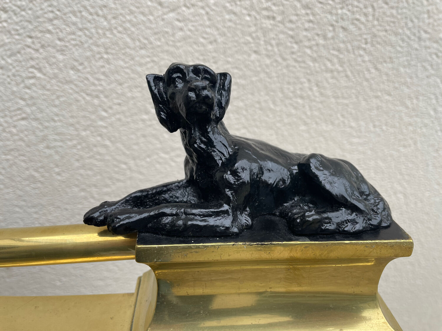 Barre de cheminée vintage