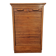 Vintage oak tambour cabinet | 1940s