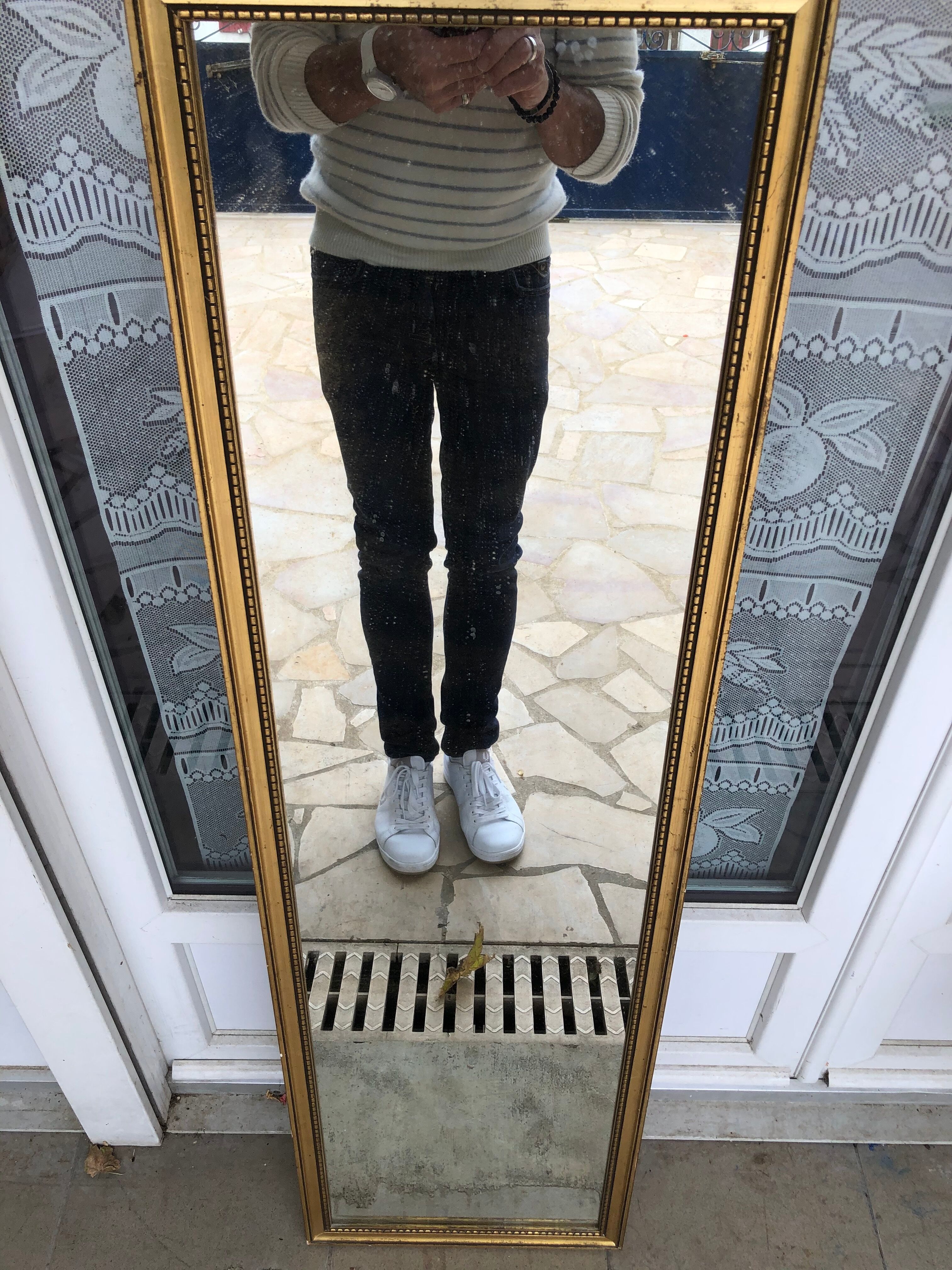 Miroir en bois doré