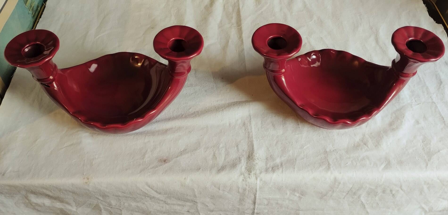 Pair of double candlesticks signed Paul Milet
