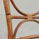 Chaise en bambou Roche Bobois 80's