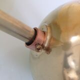 Vintage marbled glass globe ceiling light 50s 60s