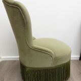 Green armchair