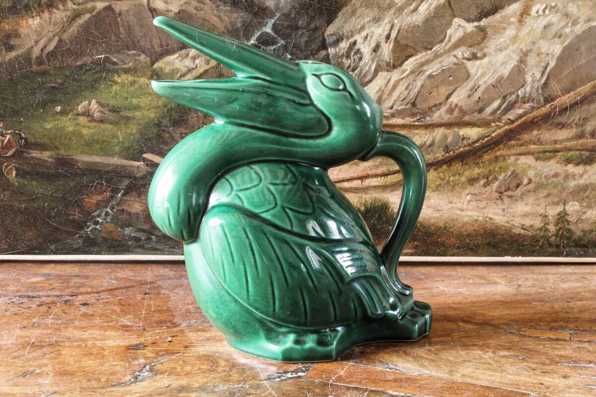 Poet Laval Ceramic Pelican Pitcher