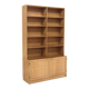 Scandinavian oak library
