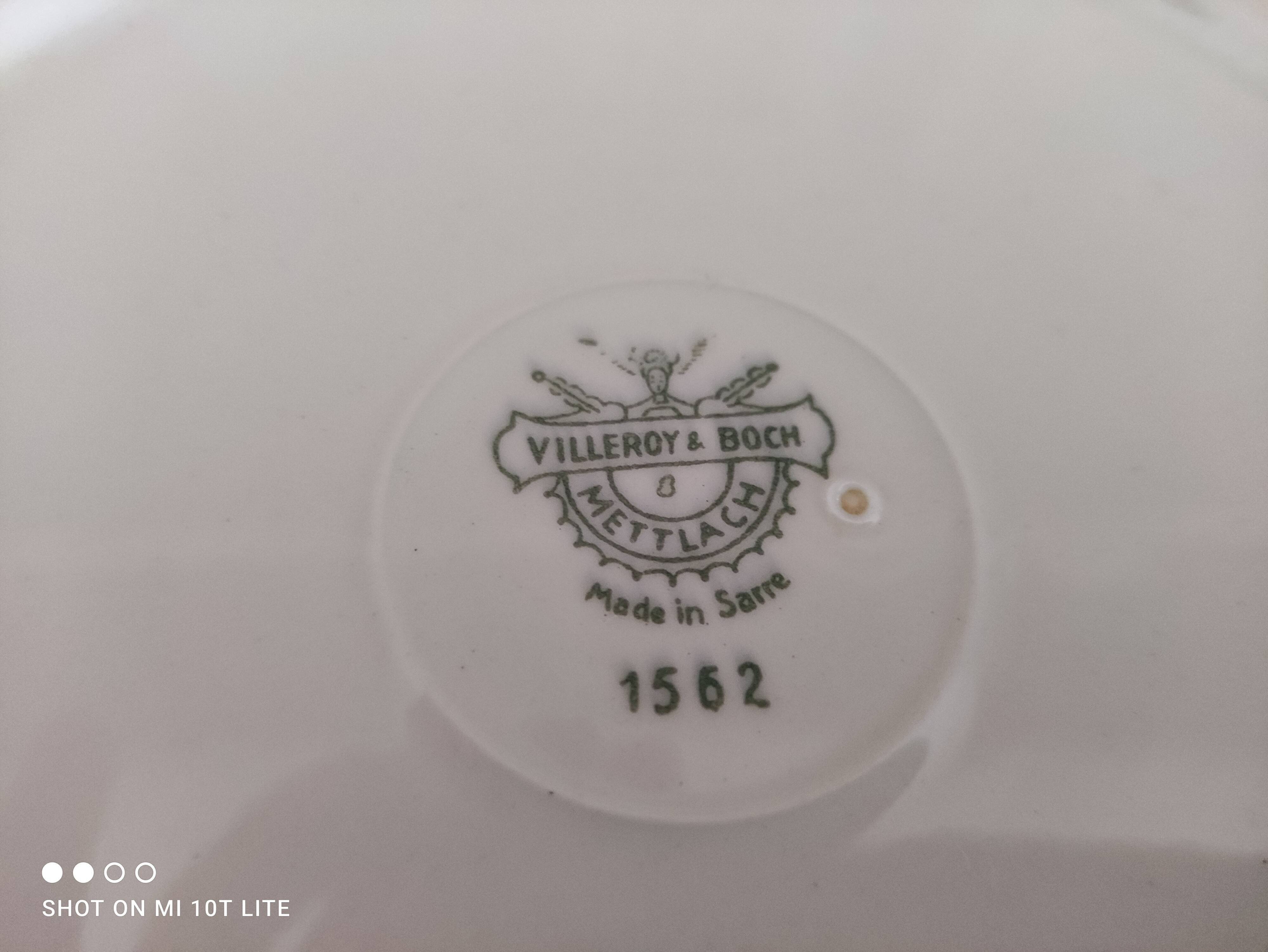 Large hollow round dish Villeroy and Boch model Mettlach