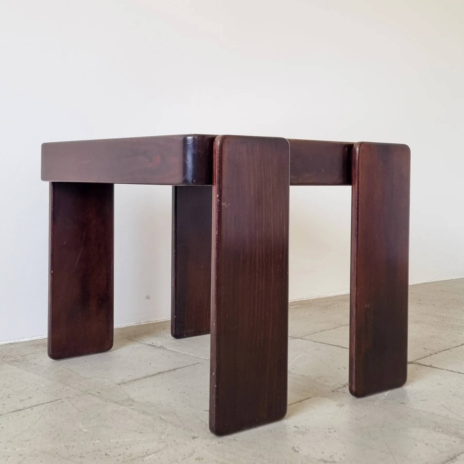 Stackable nesting tables by Gianfranco Frattini for Cassina (set of 3)