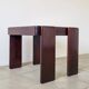 Stackable nesting tables by Gianfranco Frattini for Cassina (set of 3)