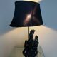 Lampe en céramique cheval, années 70