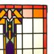 Colorful Amsterdam School Stained Glass Window – Art Deco