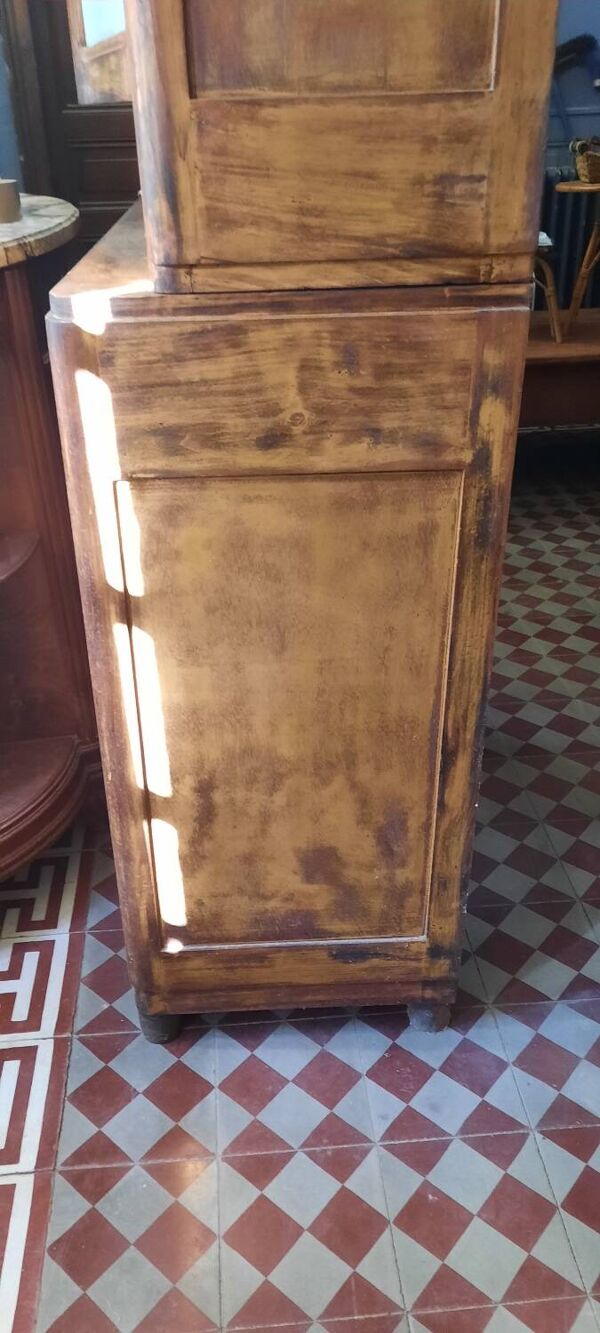 Buffet deux corps vintage