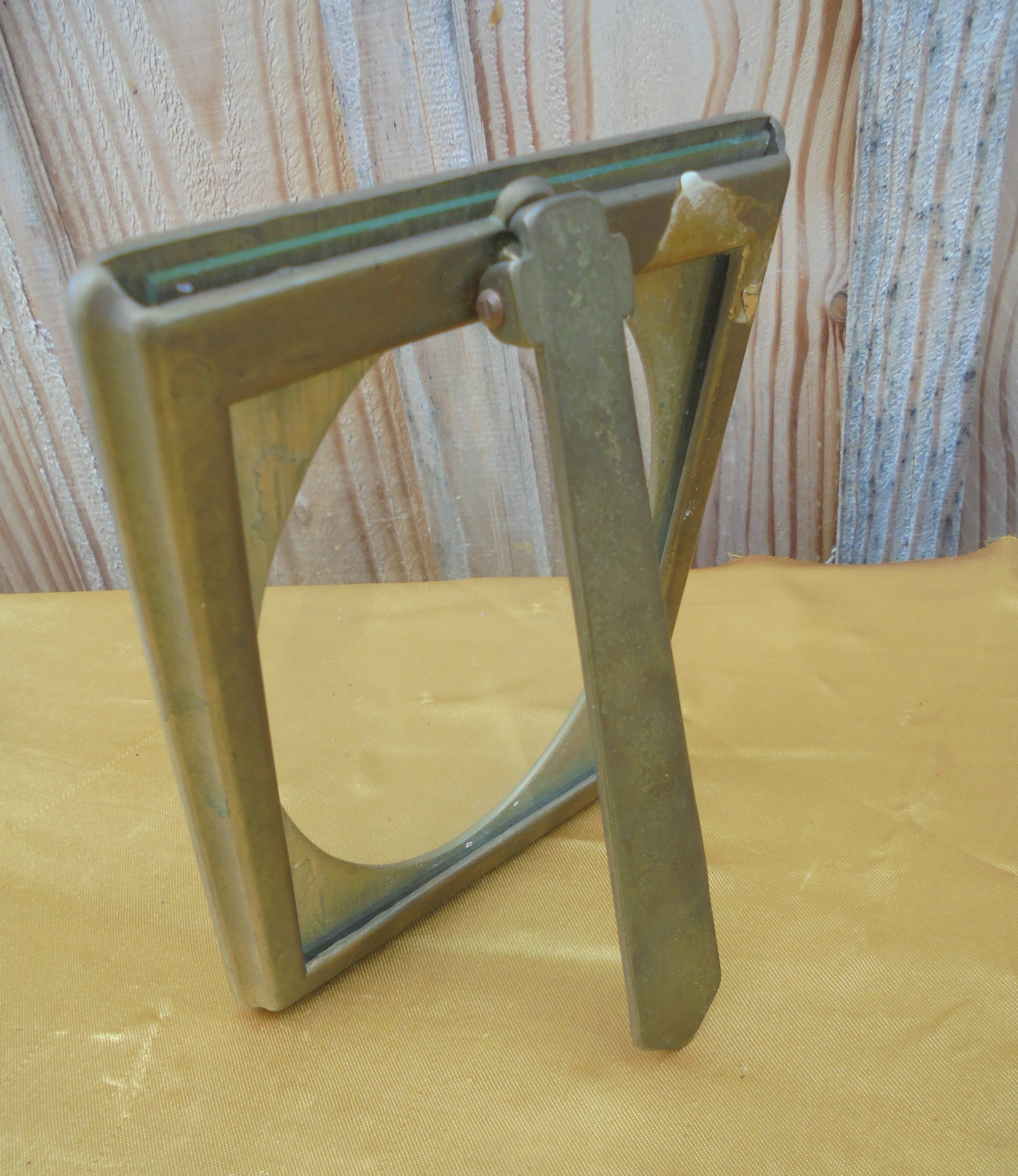 Solid Brass Photo Holder Frame