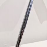 Circular marble base lamp.