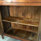 Armoire garde manger provençal ancien en noyer massif
