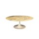 Large marble tulip coffee table, 1960s