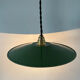 Old enameled metal lampshade