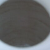 Vintage red baud ceramic vase in Vallauris 50