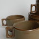 Tasses et soucoupes grès de Brenne