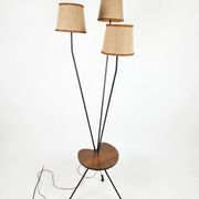 1950s/60s tripod floor lamp with 3 lights.