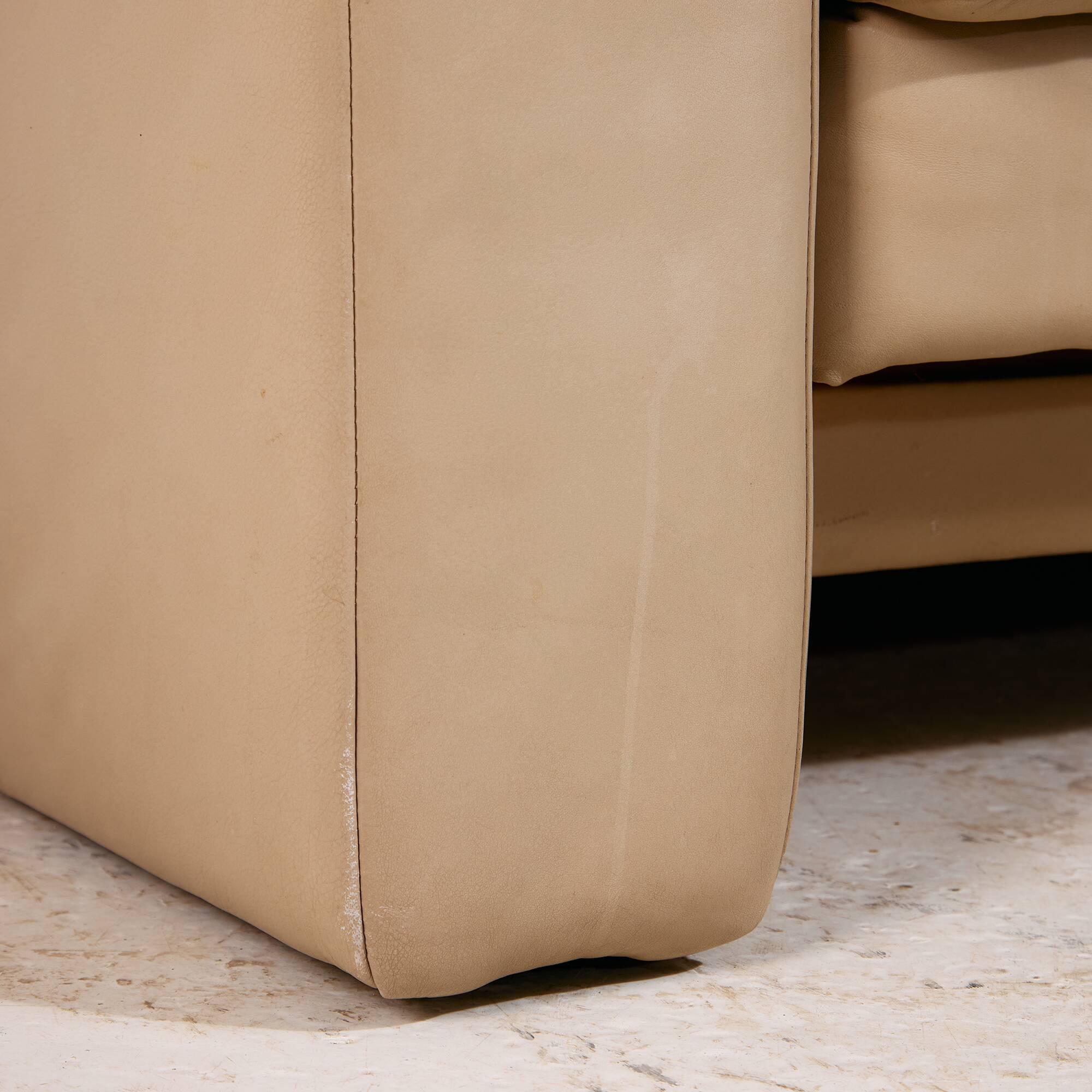 ‘Model 4000’ leather sofa set by Rolf Benz, Set of 4