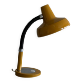 Lampe de bureau vintage jaune moutarde années 70