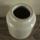 Mustard pot glazed gray sandstone