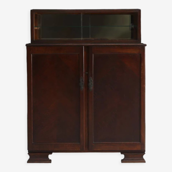 Art Deco cabinet with vitrine Ca.1930