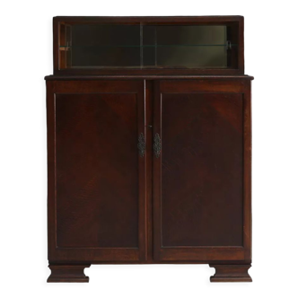 Art Deco cabinet with vitrine Ca.1930