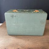 Hand-painted wooden box