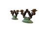 Set of 2 vintage ceramic candlesticks / decoration