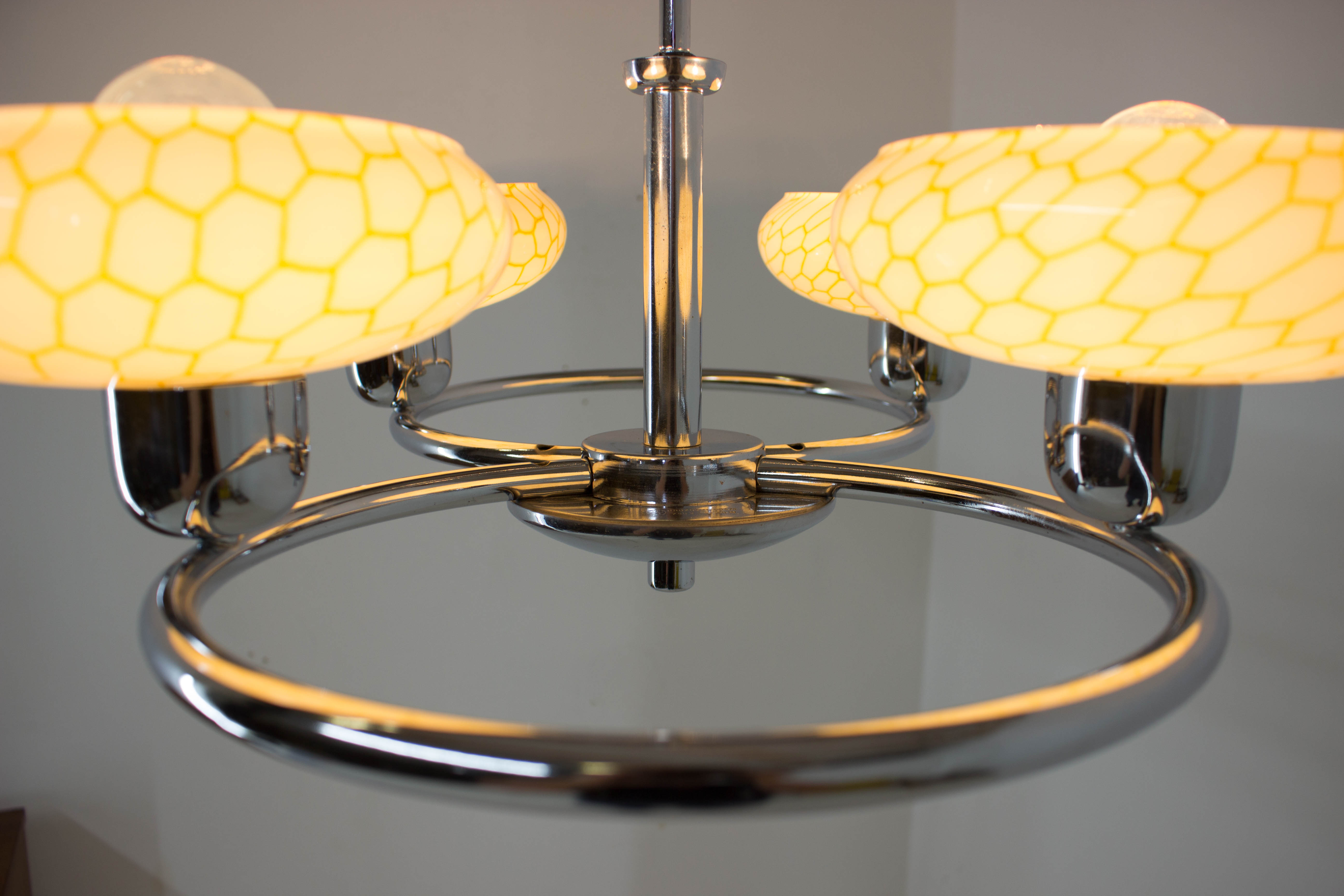 Chandelier by Drukov, 1940s