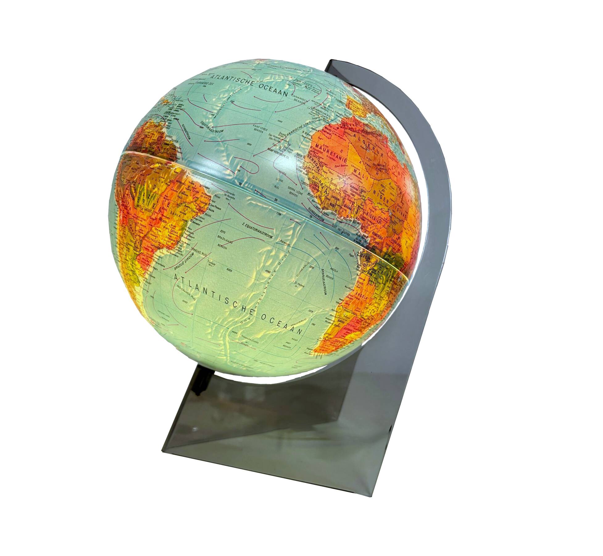 Vintage Illuminated Globe • Scan Globe AS • Plexiglas • 1983