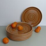 Burgundy sandstone plates BP Sarreguemines