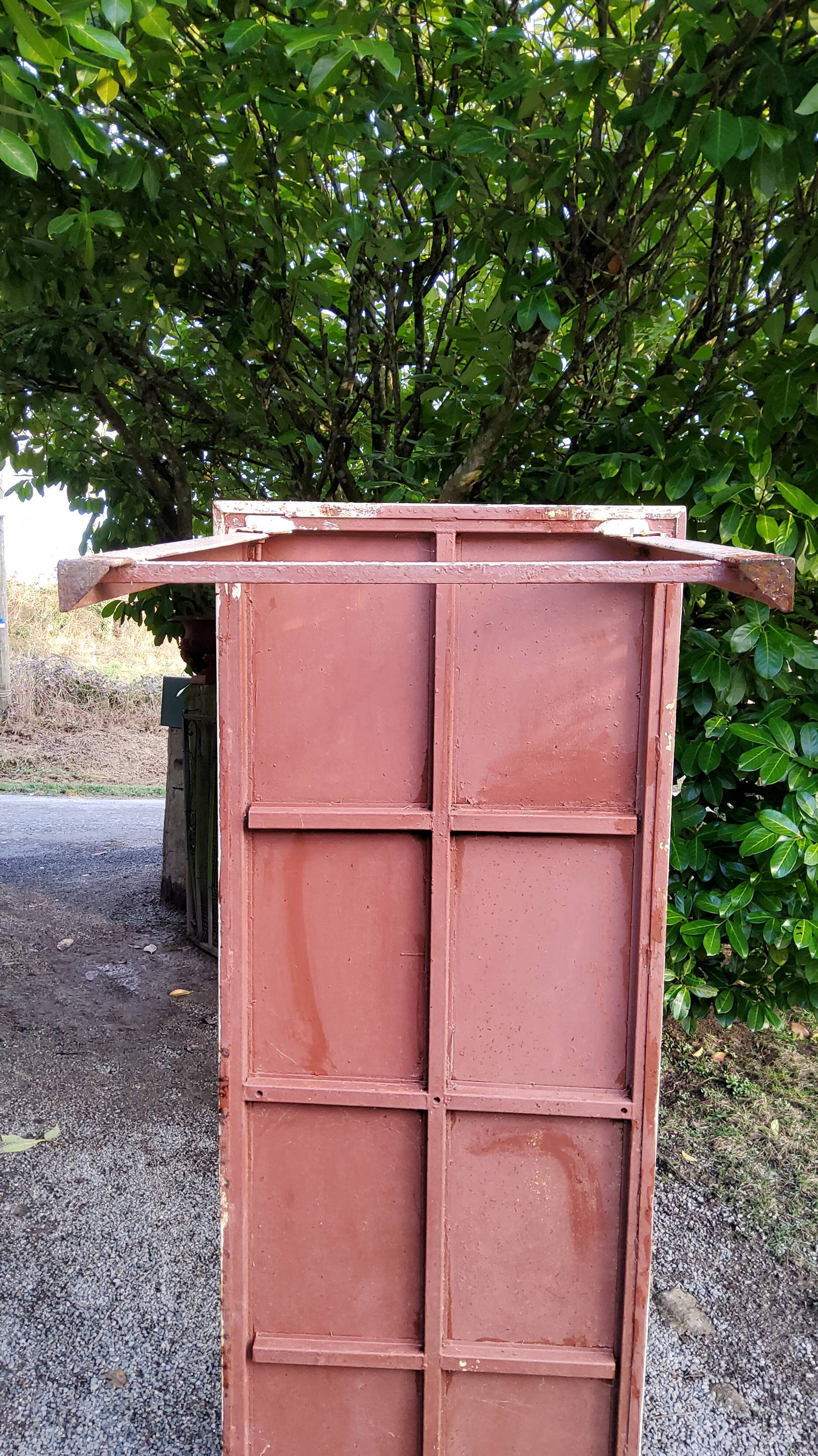 Industrial metal workshop table