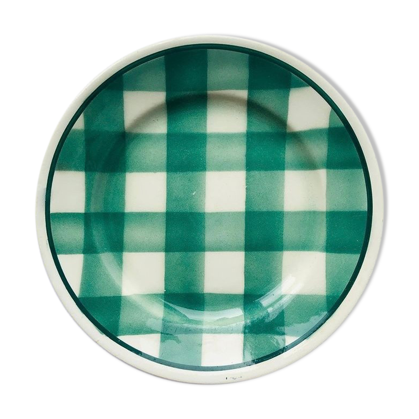 10 hollow plates with green checkered FN of givors