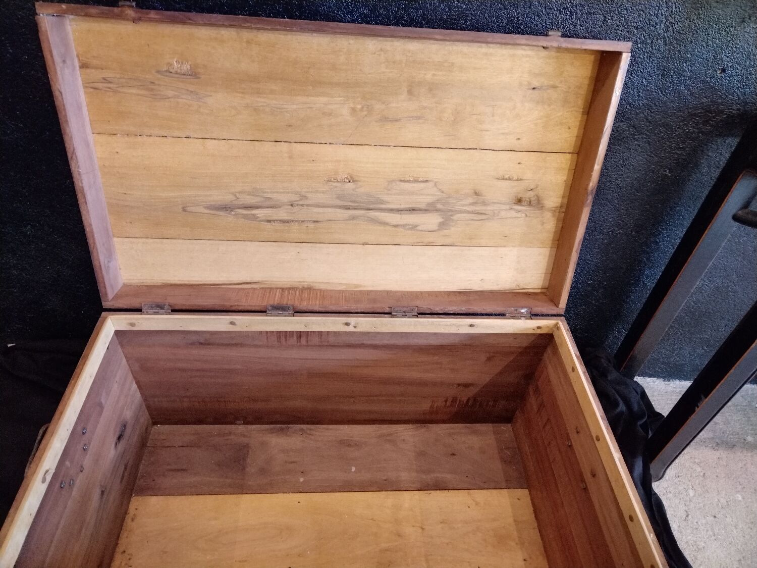 Wooden trunk early twentieth century