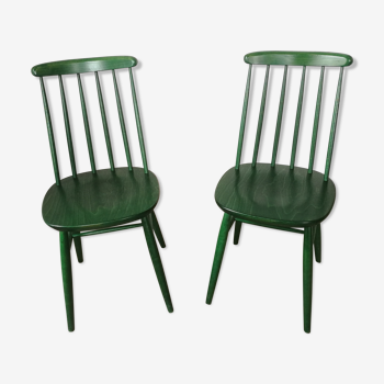 Pair of chairs with Scandinavian bars