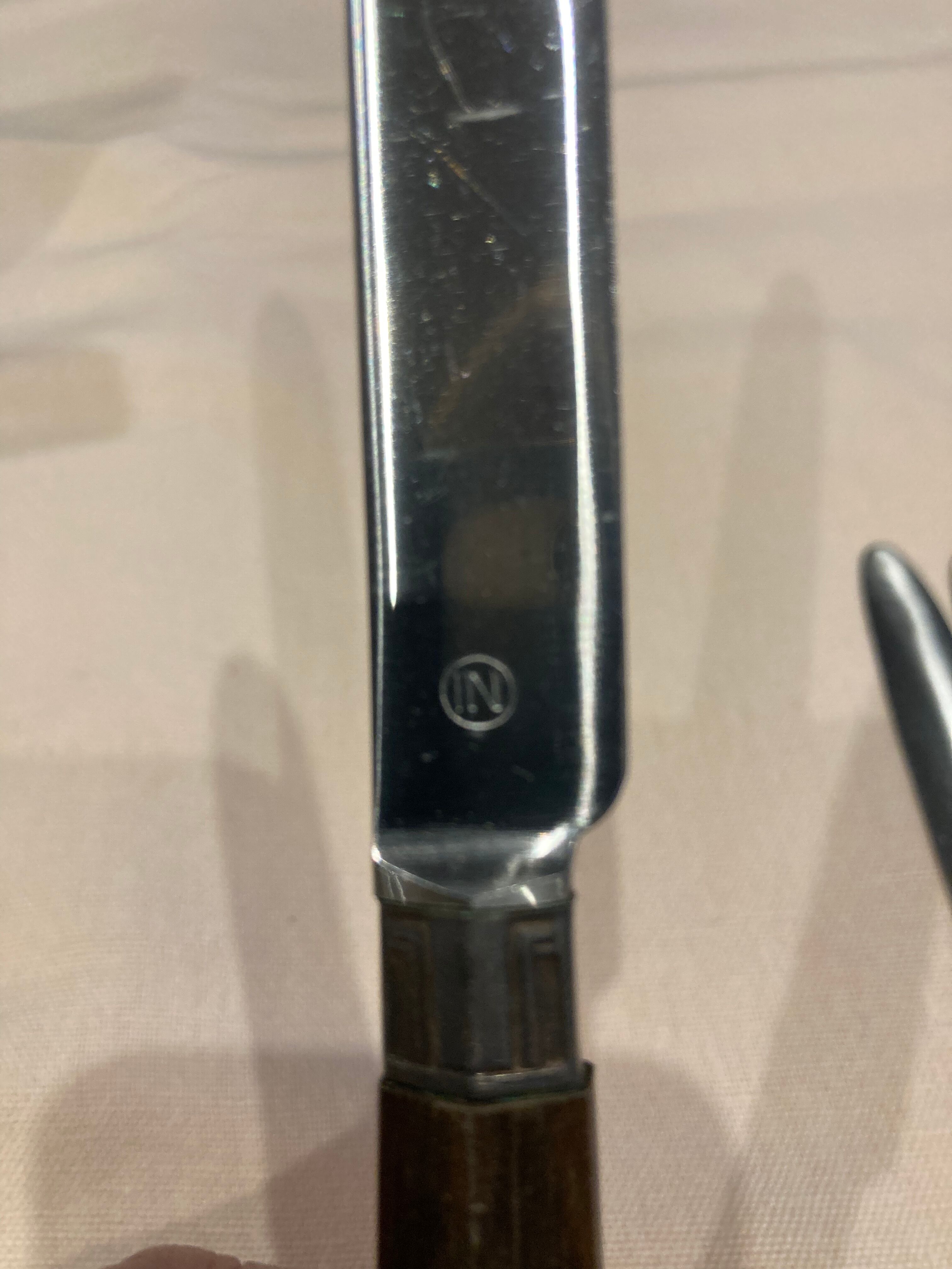 Écrin de 12 couteaux à dessert  manche en corne