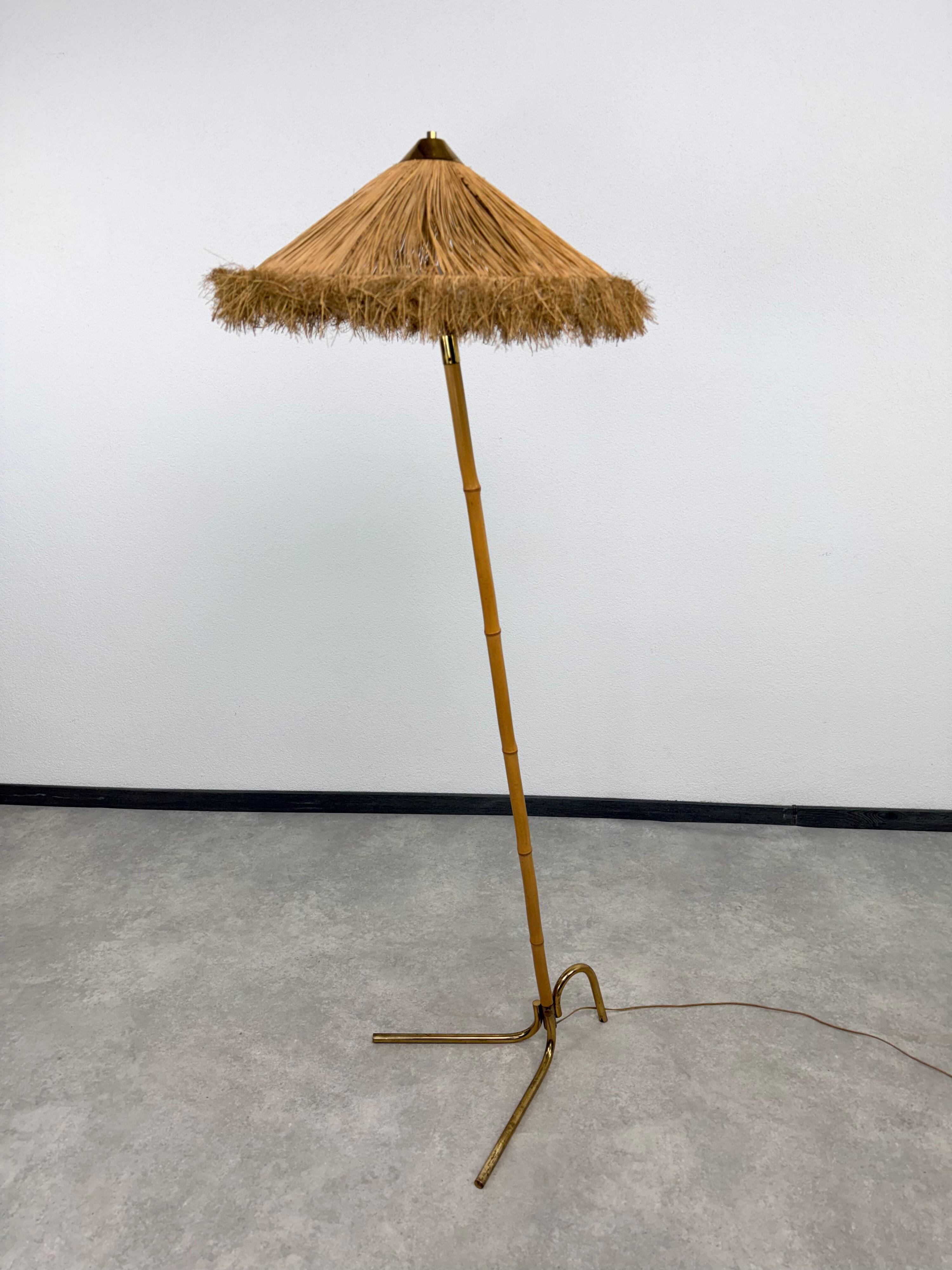 Bamboo floor lamp by Rupert Nikoll (Austria)